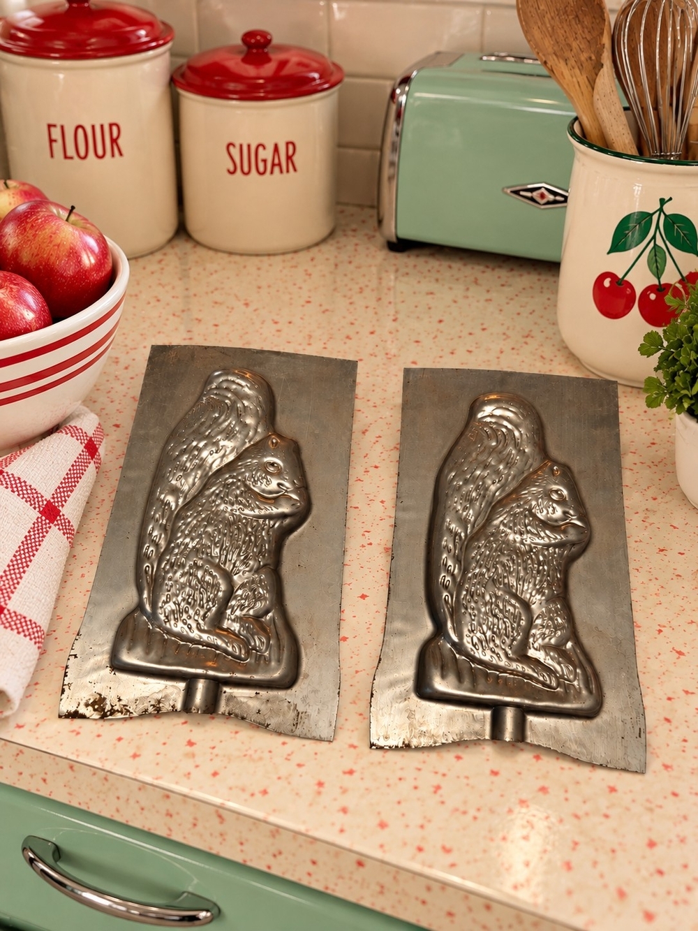Vintage Tin Chocolate/Candy/Butter Mold Price Per Set. Multiple Sets Available